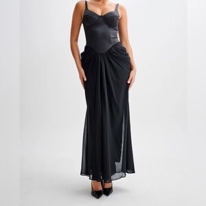 Meshki Leila Satin Corset Gown